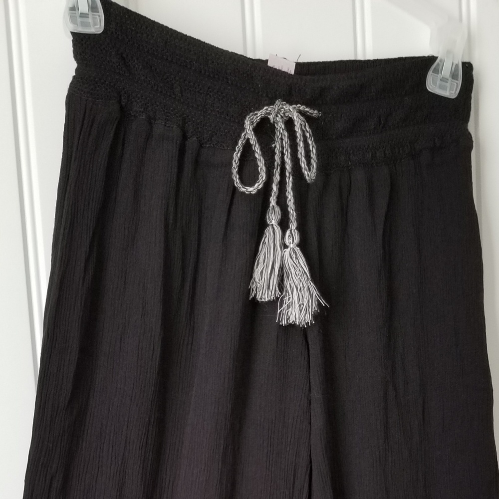 Black palazzo pants